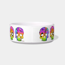 Pop Art SKULLS SNACK or PET BOWL