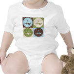 Pop Art Skydiving Baby Bodysuits