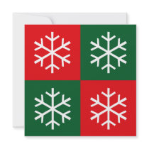 Pop Art Snowflakes invitations by Ladiebug Pop Art Snowflakes invitations