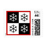 Pop Art Snowflakes Postage