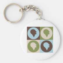 Pop Art Speech Therapy Key Chain
