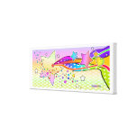 Pop Art STAR Gallery Wrapped Canvas