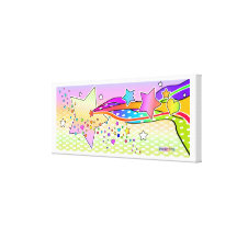 Pop Art STAR Gallery Wrapped Canvas