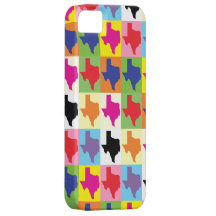 Pop Art State of Texas iPhone 5 Covers