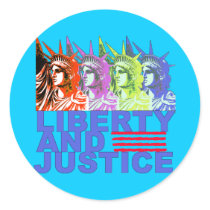 Pop Art Statue of Liberty Products stickers