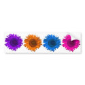 Pop Art Sunflowers bumper stickers by loraseverson Pop Art Sunflowers bumper stickers