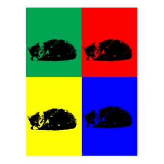 Pop Art Tabby Cat