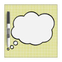 Pop Art Thought Bubble Dry Erase Message Board Dry Erase Whiteboards