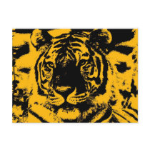 Pop Art Tiger Post Card
