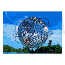 Pop Art Unisphere cards by TominPok Pop Art Unisphere cards