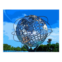 Pop Art Unisphere Post Cards