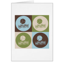 Pop Art Water Polo cards by busybrain Pop Art Water Polo cards