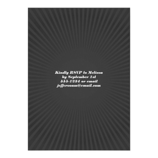 Pop Art Wedding Invitation 2