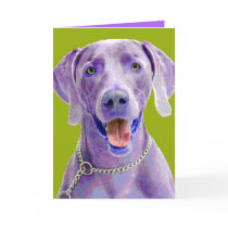 Pop Art Weimaraner cards