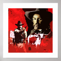 Pop Art Western Retro Poster