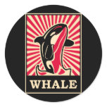 Pop Art Whale stickers