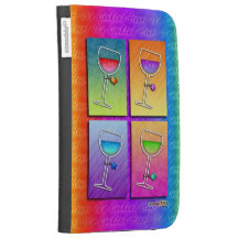 Pop Art WINE E-READER - KINDLE CASE