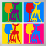 Pop Art Wine Poster