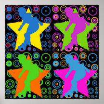 Pop Art Women's Roller Derby Print