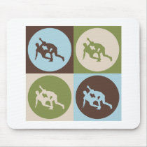 Pop Art Wrestling mousepads