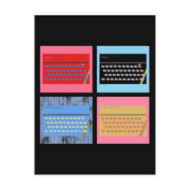 Pop Art ZX Spectrum postcards