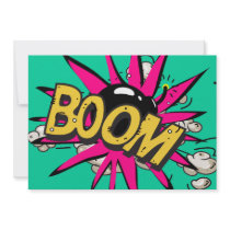 pop, BOOM! Personalized Invites