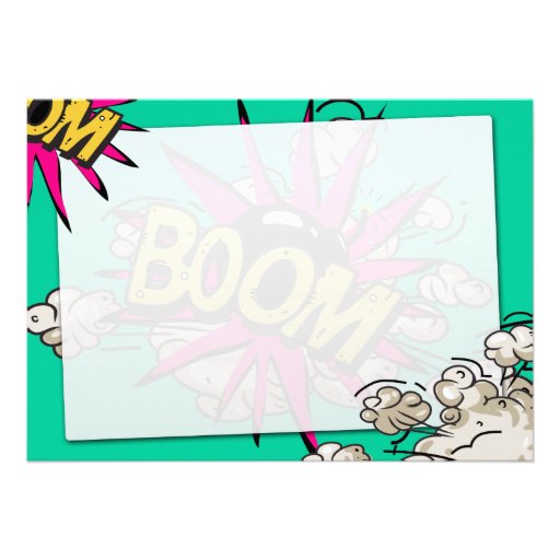 pop, BOOM! Personalized Invites