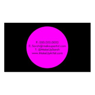 Pop Cosmetologist Business Card