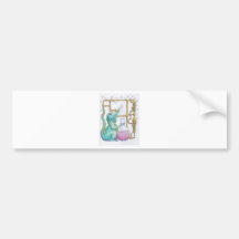 Pop Dragon Bumper Sticker