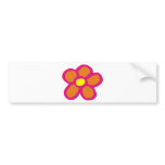 Pop Flower Bumper Stickers