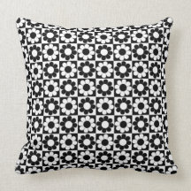 Pop Flower Power Throw Pillow