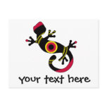 pop gecko blk post card