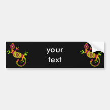 pop gecko bumper sticker