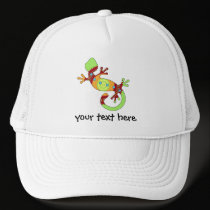 pop gecko orange hats