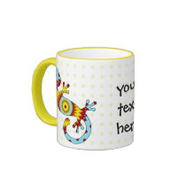 pop gecko sunburst mugs