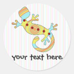 pop gecko swirly stickers