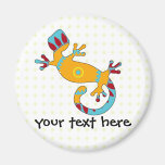 pop gecko tribal magnets