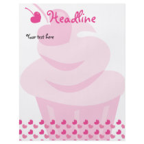 Pop Heart Cupcake Full Color Flyer