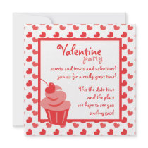 Pop Heart Cupcake Announcements