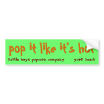 pop it bumper sticker - kbpc bumper stickers