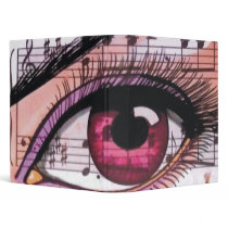 Pop Music 3 Ring Binder