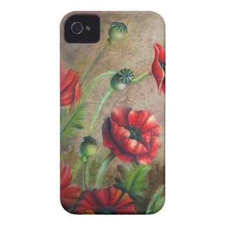Pop of Red iPhone 4 Cover casemate_case