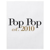 Pop Pop Est 2010 Flyer Design
