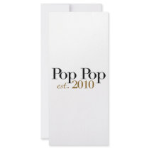 Pop Pop Est 2010 rack cards by worldsfair Pop Pop Est 2010 rack cards