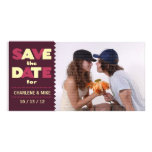 Pop Scene (Cherry/Cream) Save the Date Photo photo cards