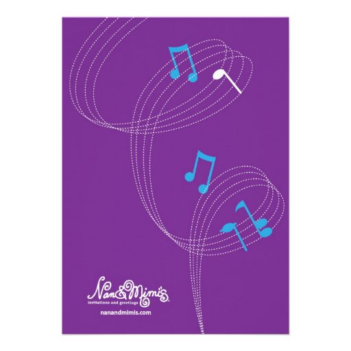 Pop Star Birthday Party Invitation