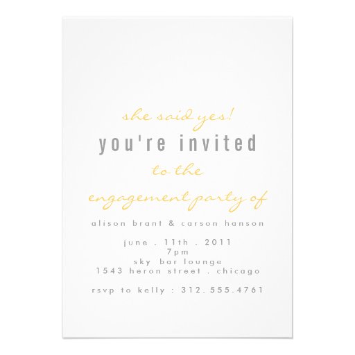 Pop the Question Engagement Party Invitation