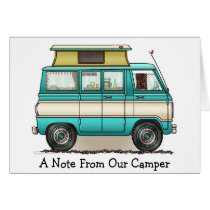 Pop Top Van Camper Card