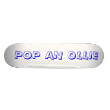 POP UN OLLIE TABLA DE SKATE
