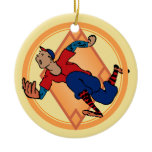 Pop Up! Baseball Ornament